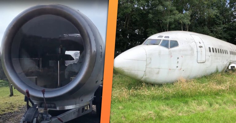 A Boeing 737 Is Being Turned Into a Mobile Home by the Genius Behind the Jet Engine Camper