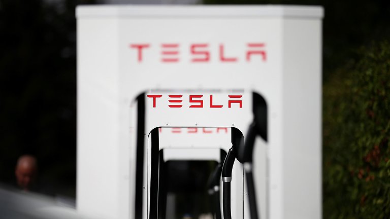 Tesla Supercharger Station